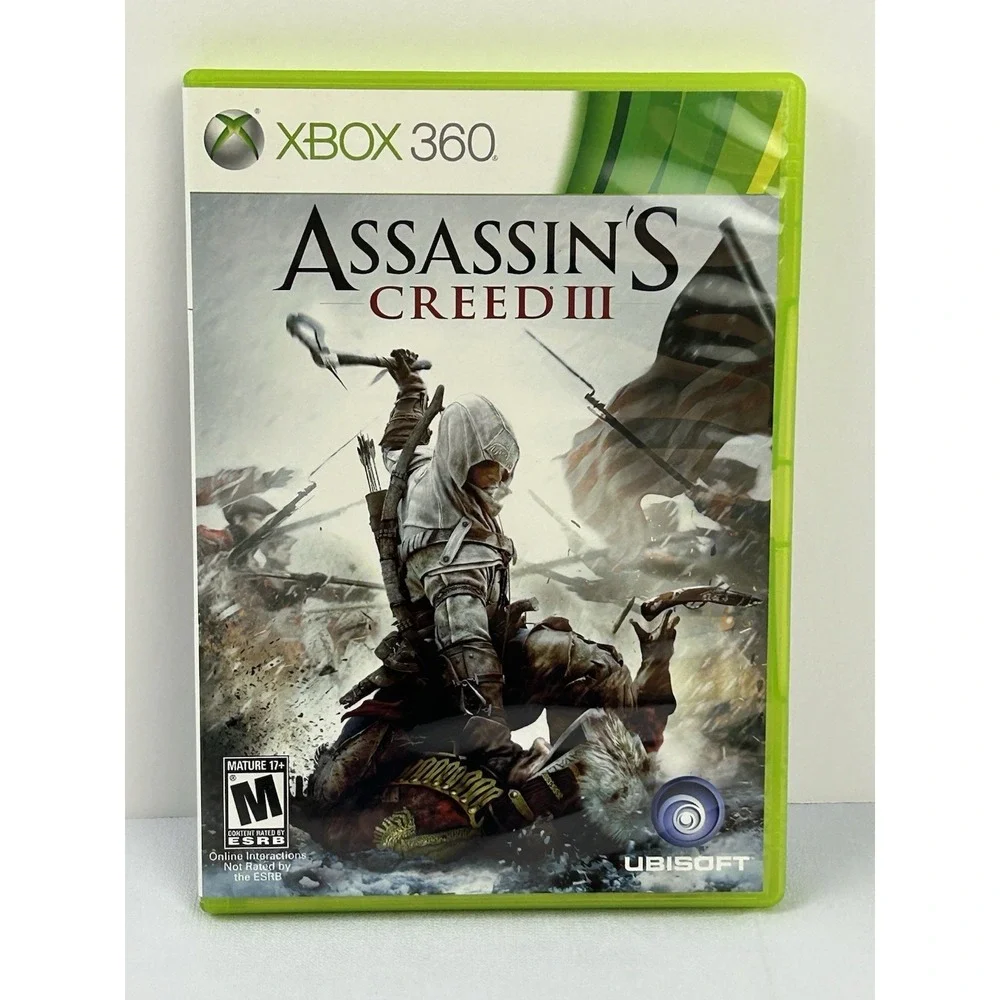 Assassin's Creed III Xbox 360 Complete CIB 2 Discs Manual Untested Ubisoft